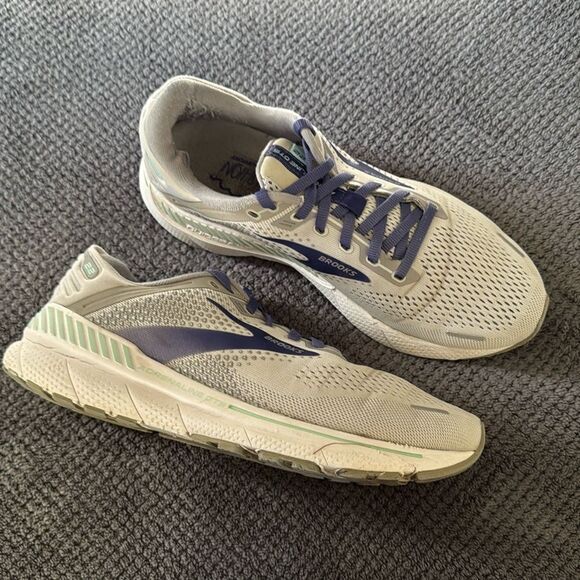 Brooks Adrenaline GTS 22‎ Women’s Running Shoes Gray Blue Size 8.5 Supportive - Picture 2 of 14